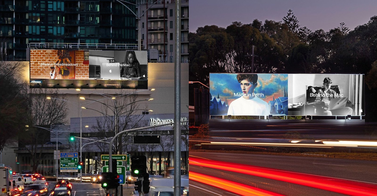 Behind the Mac, OOH billboards