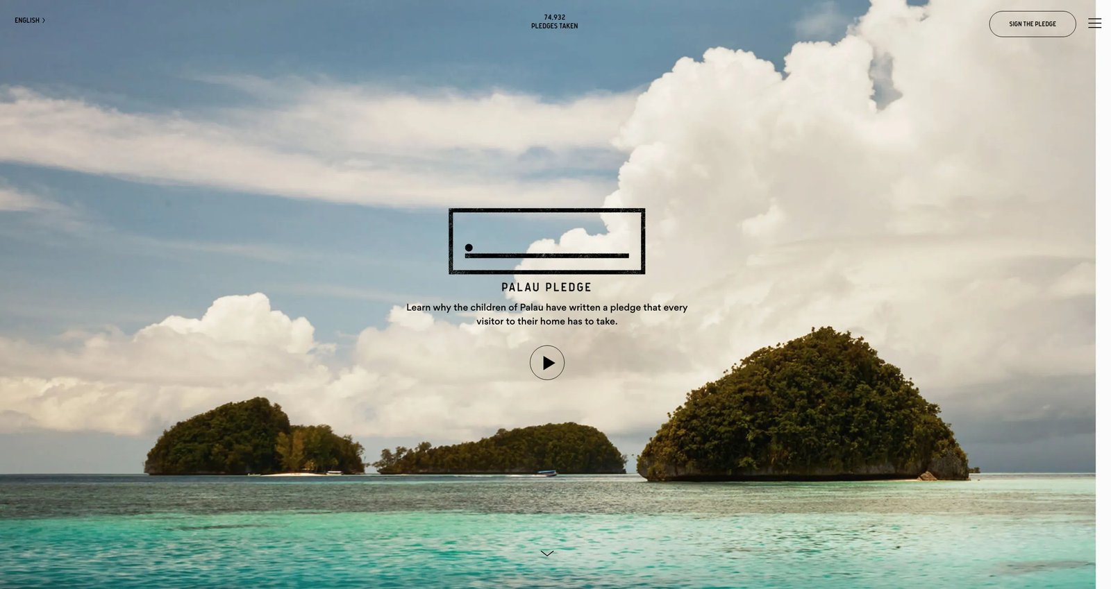 Palau Pledge website