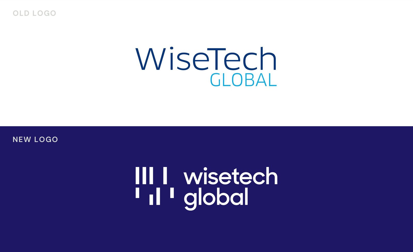Wisetech Global, old and new logo comparison